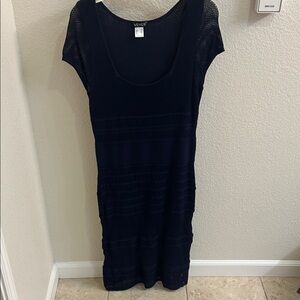 VENUS Midnight Blue Midi Dress